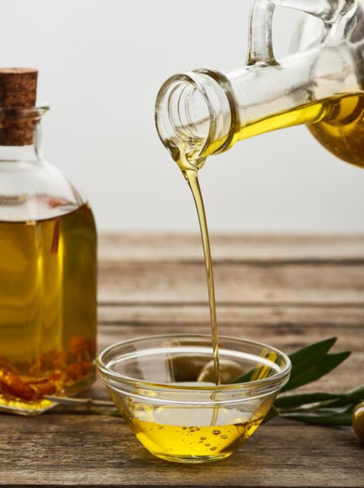 Go Jaivik stone-pressed mustard oil glass bottle